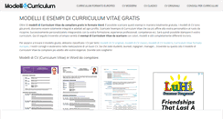 Desktop Screenshot of modelli-di-curriculum.com